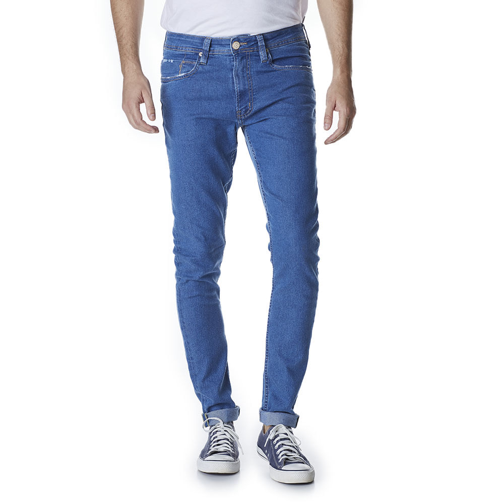Calca-Jeans-Masculina-Super-Skinny-Azul